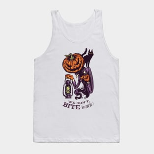 Halloween scary evil pumpkin funny pumpkin Tank Top